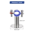 thumbnail image 2 of Unique Bargains Pipe Supports Adjustable Pipe Bracket Clamp Pipe Strap for 25-27mm Pipe, 2 of 4