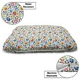 thumbnail image 3 of Floral Pet Bed, Polish Colorful Seasonal Foliage Pattern Traditional European Art Slavic Culture, Resistant Pad for Dogs and Cats Cushion with Removable Cover, 24" x 39", Multicolor, by Ambesonne, 3 of 4