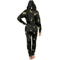 thumbnail image 5 of POLERO Men's Novelty One-Piece Pajamas Christmas Tree Lights Pattern Onesie Halloween Costumes Loose Fit Soft Comfortable Sleepsuit for Pajamas Party, Size 4XL, 5 of 7