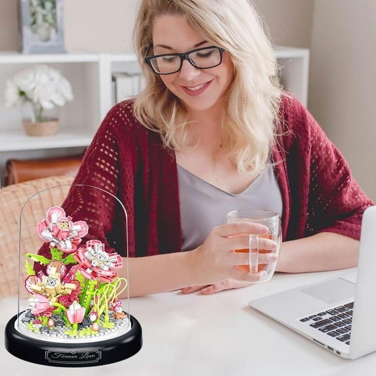 SYRINX Flower Bouquet Building Set, Gardenia Bonsai Botanical