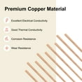 thumbnail image 2 of Uxcell 10-Pack Copper Round Rod 1mm x 250mm T2 Copper Stock, 2 of 7
