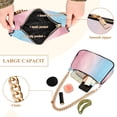 thumbnail image 2 of FORMRS Womens Shoulder Bag with Chain Strap Clutch Purse Cute Tote Handbag, Light Pink Gradient, 2 of 7