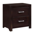thumbnail image 2 of Home Elegance 2145-4 Table de Nuit Edina en Espresso Brun, 2 of 6