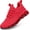 Red, variant on Women's Slip on Walking Running Shoes Blade Tennis Casual Fashion Sneakers Comfort Anti-Slip Work Sport Athletic Trainer