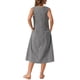 thumbnail image 3 of Vestidos sin mangas de cuadros para mujer Inspire Chic, vestido midi de gingham con ajuste holgado y bolsillos, atuendos de verano L negro, 3 of 6