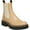 Beige, variant on Womens Beige Lug Sole Goring Waterproof Laguna Block Heel Leather Booties 8.5 M