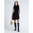 thumbnail image 2 of Scoop Women’s and Women's Sleeveless Mock Neck Mini Dress, Sizes XS-4X, 2 of 5