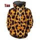 thumbnail image 3 of 2022 Nueva moda popular para hombres y mujeres, sudaderas con capucha 3D con estampado de leopardo, sudaderas con personalidad exagerada, camisetas de manga larga, ropa para hombre, 3 of 5