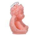 thumbnail image 4 of Vela Perfumada, Vela De Aromaterapia Con Forma De ángel única Hermosa Para Sala De Estar Para Oficina ANGGREK Rosa, 4 of 8