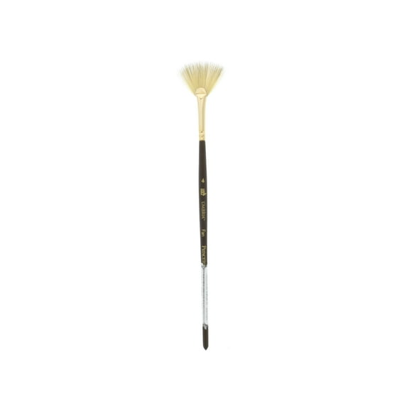 Princeton Brush Umbria Synthetic Blend Acrylic & Gouache Brush, Fan, 4