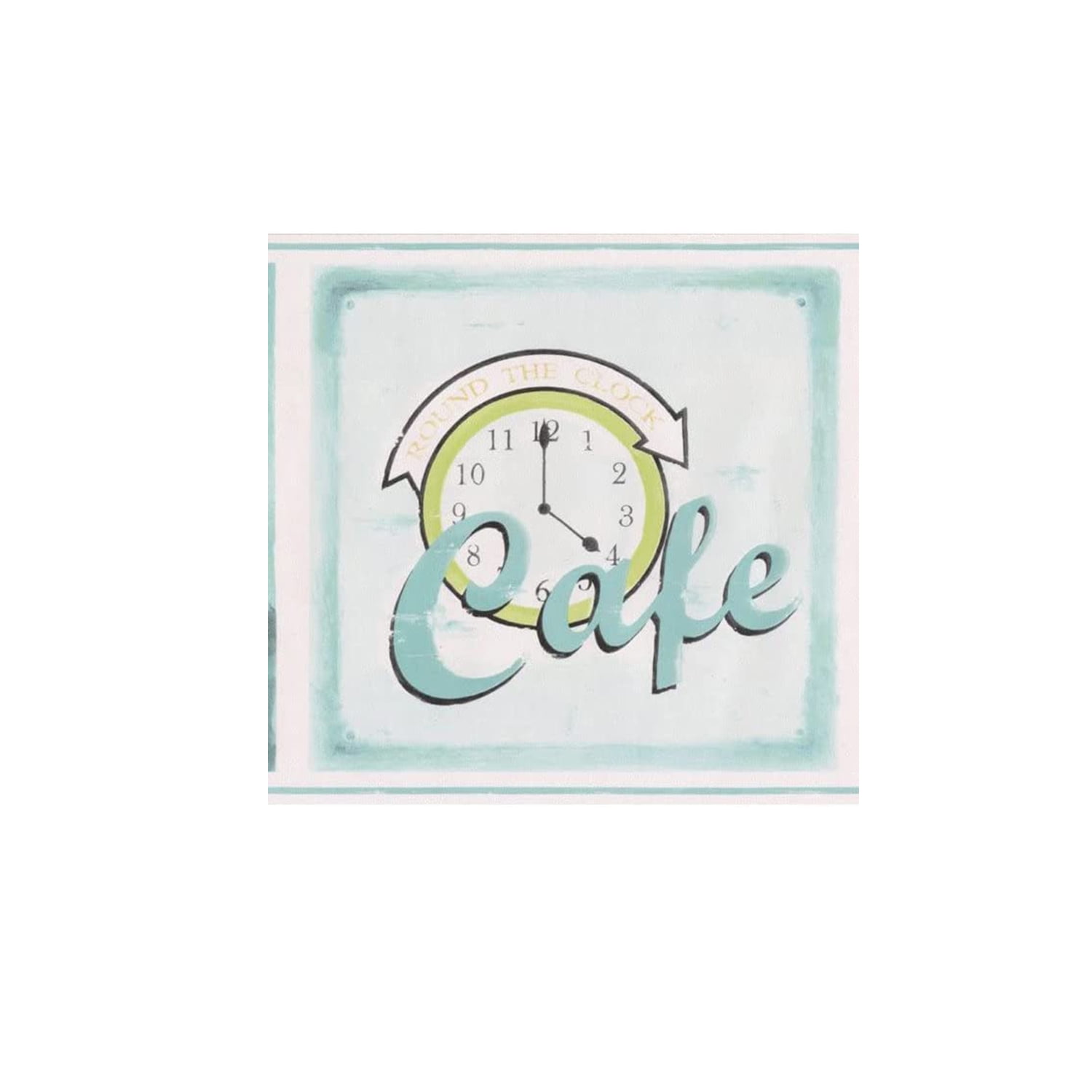 Retro Diner Wallpaper Border