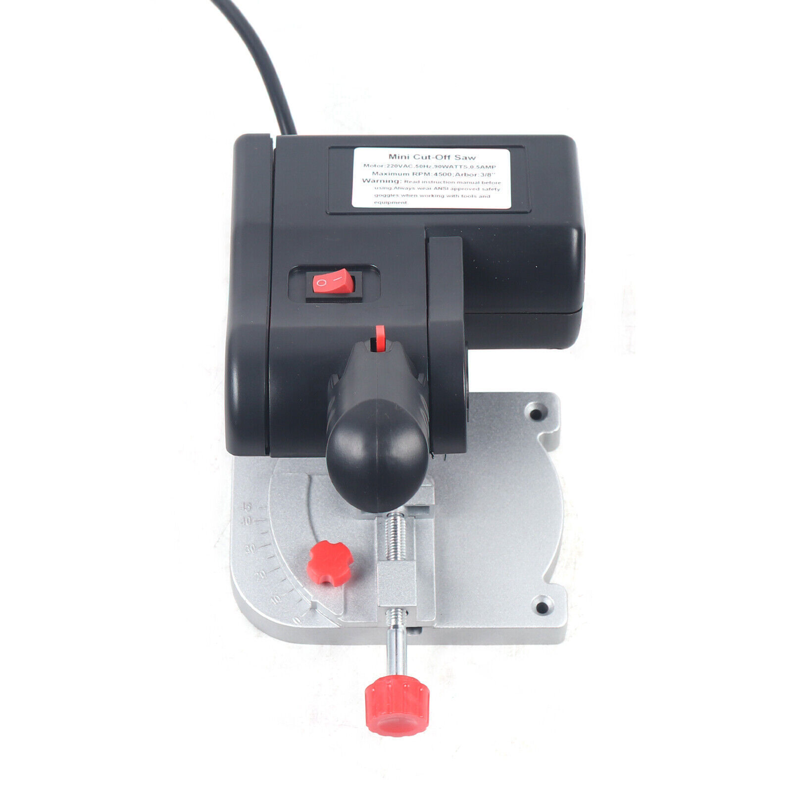 4500 (rpm) Mini Miter Saw Electric Power Table Saw Benchtop Cut-Off Chop Saw 45° Cutting