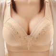 thumbnail image 2 of Dealovy Wireless Bras for Women Full Coverage Gathering Everyday Bra Breathable Supportive Brassiere, 2 of 7