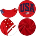 thumbnail image 4 of Grblisyd 4th of July Girls USA Shirt 250th Anniversary American Flag Patriotic Crew Neck Short Sleeve T-Shirt Independence Day Outfit for Kids, 4 of 5