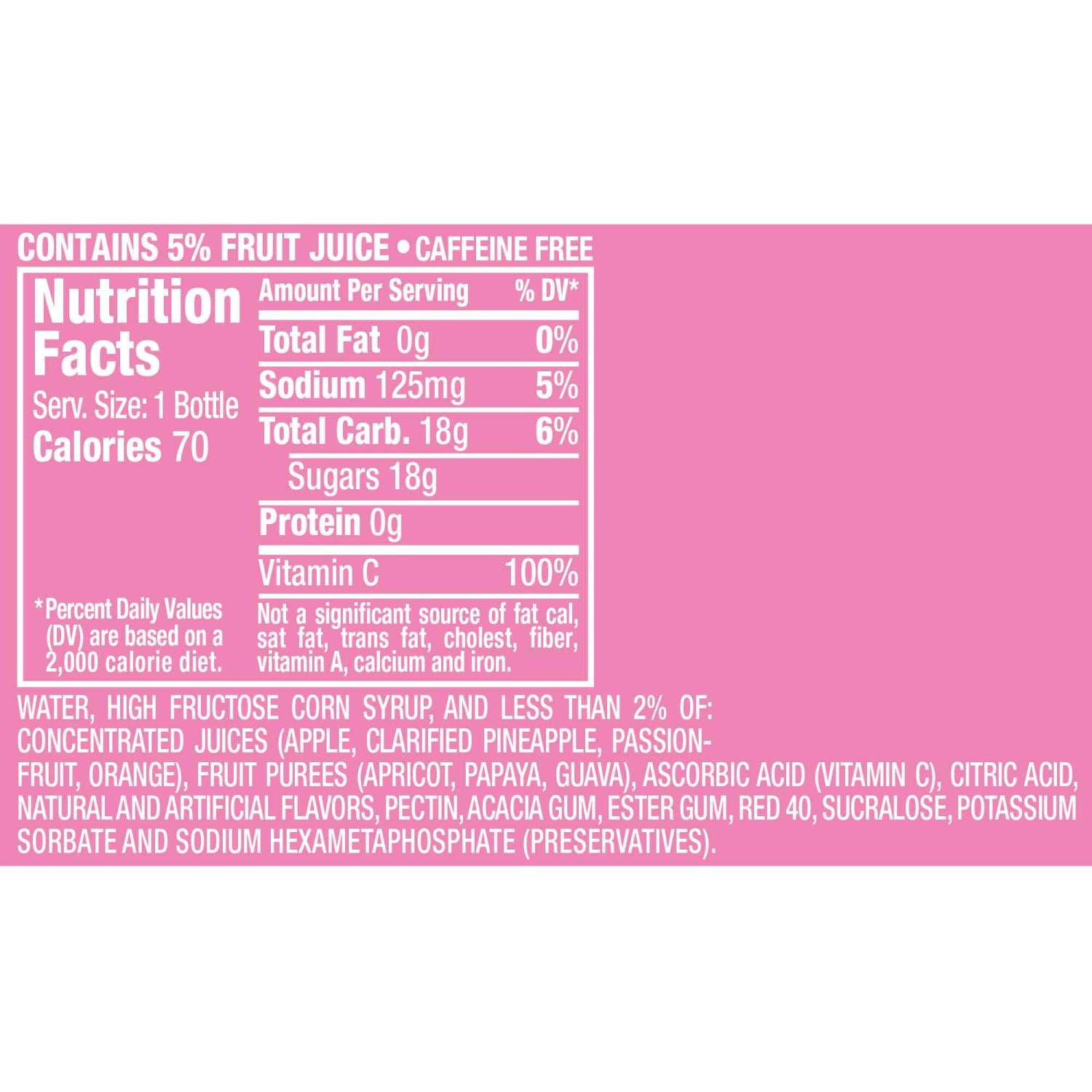 Hawaiian Punch Lemon Berry Squeeze, 10 Fl Oz 6pk