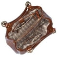 thumbnail image 4 of Brahmin Elisa Toasted Almond Hayes Brown/Pecan/Burgundy/Pink Satchel, 4 of 10