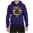 thumbnail image 2 of Wild Bobby, Mustang Powered by Ford Performance Cars and Trucks Unisex Graphic Hoodie Sweatshirt, Purple, Large, 2 of 6