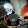thumbnail image 4 of Hangable Coin Purse Medieval Belt Bag Steampunk Dice Bag Vintage Belt Pouch for Men Women Black, 4 of 7