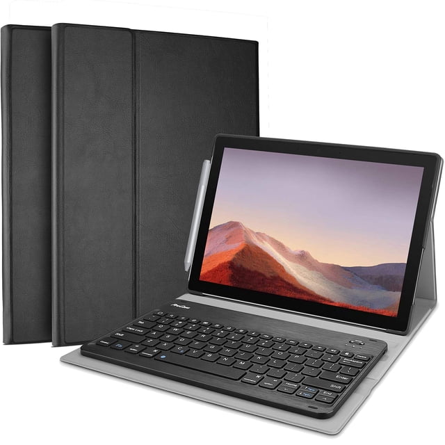 Funda con teclado ProCase para tablet Surface Pro 7/6/5/4 de 12,3 pulgadas