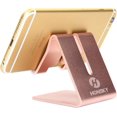 thumbnail image 1 of Honsky Support de Chargement de Bureau en Aluminium Universel Portable Solide Mains Libres pour Téléphone Cellulaire Intelligent Mobile, Support d'Affichage pour Tablette, Support pour Téléphone Cellulaire, Support de Téléphone Intelligent, Berceau, Or, 1 of 7