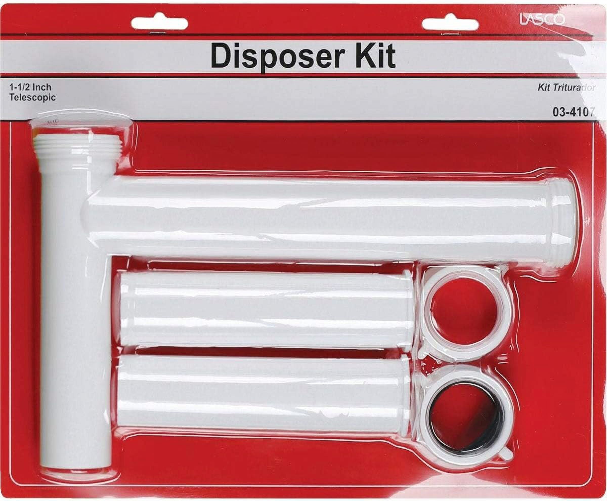 Larsen Supply 03-4107 1.5 x 14 in. Disposal Installation Kit