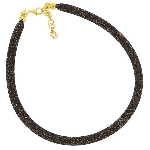 GlassOfVenice Murano Glass Necklace Eleganza - Purple