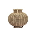 thumbnail image 2 of My Texas House Fall Rattan Decorative Vase, Natural, 9", 2 of 5
