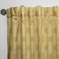 thumbnail image 3 of Designart 'Golden Retro Geometric I' Mid-Century Modern Curtain Panel, 3 of 5