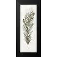 thumbnail image 2 of Nan 9x18 Black Modern Framed Museum Art Print Titled - Plume Neutral I, 2 of 5