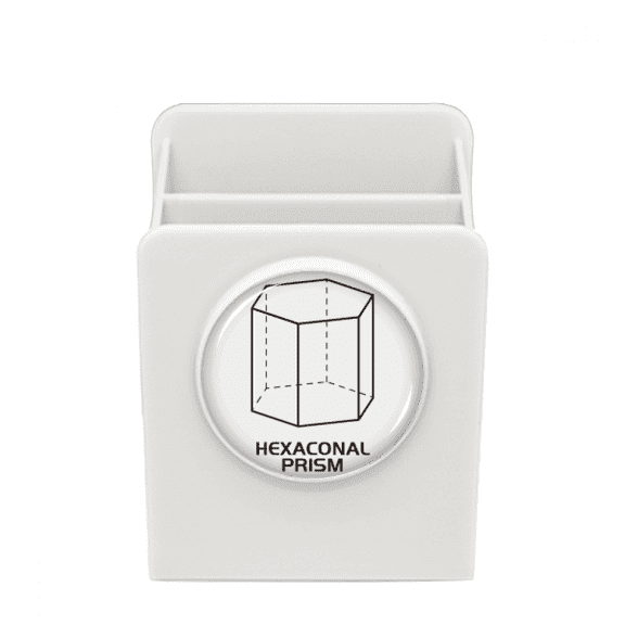 Hexagonal Prism Mathematical Geometric Space Desk Pencil Holder Cup Pen Organizer