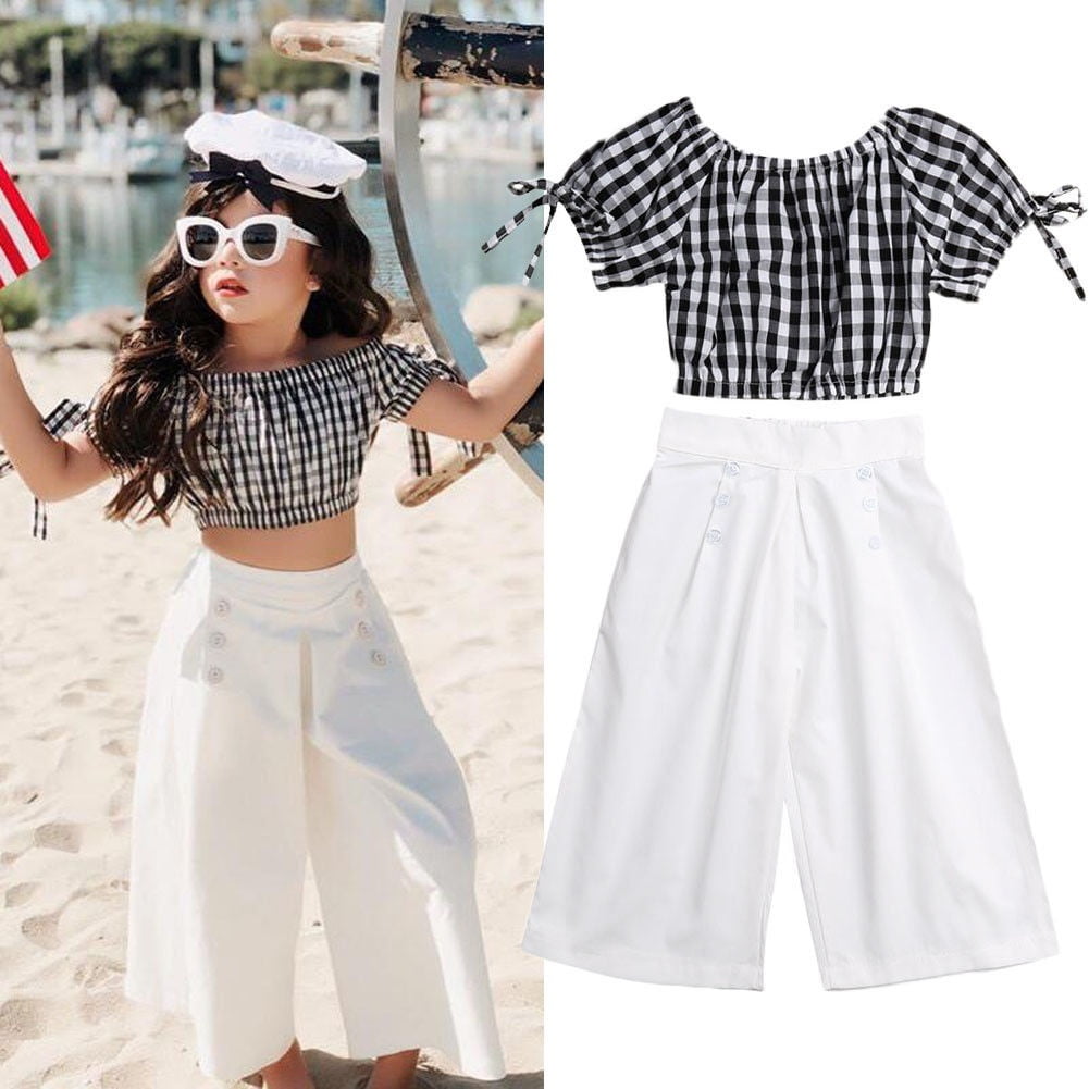 loose white pants outfit