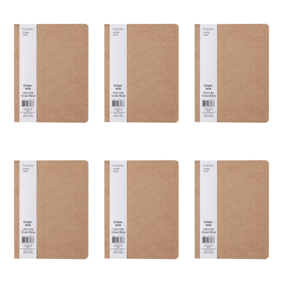 Recollections Kraft & Ivory Journal, 6 Pack