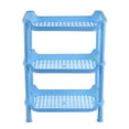 thumbnail image 1 of Hearth & Gear 3 Layer Square Triangular Corner Storage Organizing Caddy Stand For Bathroom Drainer for Cooking Stainless Steel Dish Dry Rack Water Bottle Rack Organizer Drainboard Sponge Holder, 1 of 3