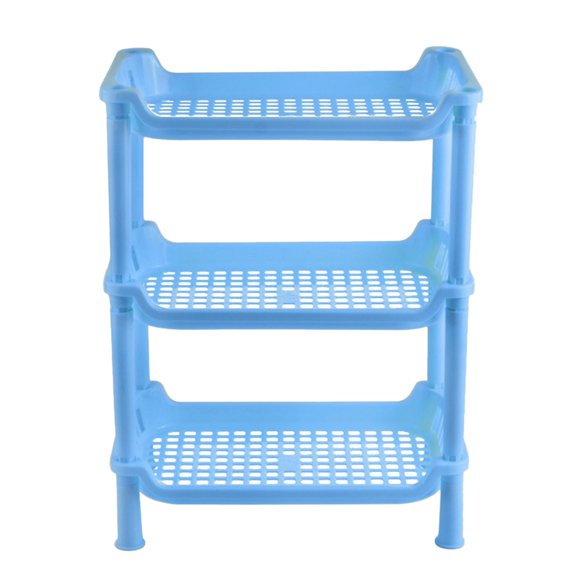 Support de Rangement d'Angle Triangulaire Carré à 3 Niveaux pour Salle de Bain - Solution Gain de Place pour une Organisation Efficace