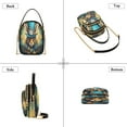 thumbnail image 3 of ALAZA Chain Crossbody Bags for Women Cool Abstract Rabbit Shoulder Handbag Phone Purse, 3 of 5