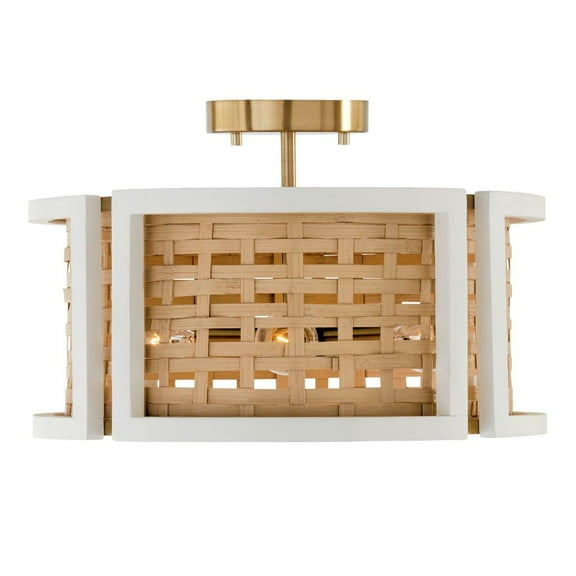4 Light Semi-Flush Mount In Transitional Style-11.25 Inches Tall And 16 Inches Wide Capital Lighting 244341Wm