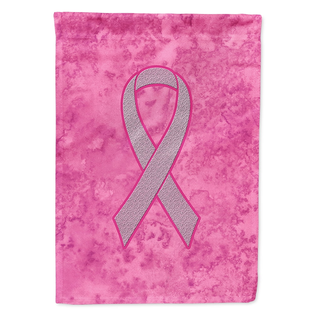 Pink Ribbon for Breast Cancer Awareness Flag Canvas House Size