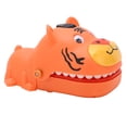 thumbnail image 1 of Finger Biting Game, Plastic Tiger Shaped Cartoon Push Teeth Biting Toy  For Holiday Party Orange,Yellow, 1 of 8
