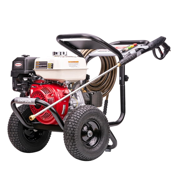 Simpson PowerShot 4000 Ps i3.5 GPM Professional Gas Pressure Washer with AAA Triplex Pump, 0 Volts