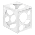 thumbnail image 1 of Balloon Measuring Box, Balloon Sizing Box Gauge: 9 Hole Measuring Tool for Round Accurate and Plastic Design for Decorators and Event Planners, Measuring Box, 1 of 7