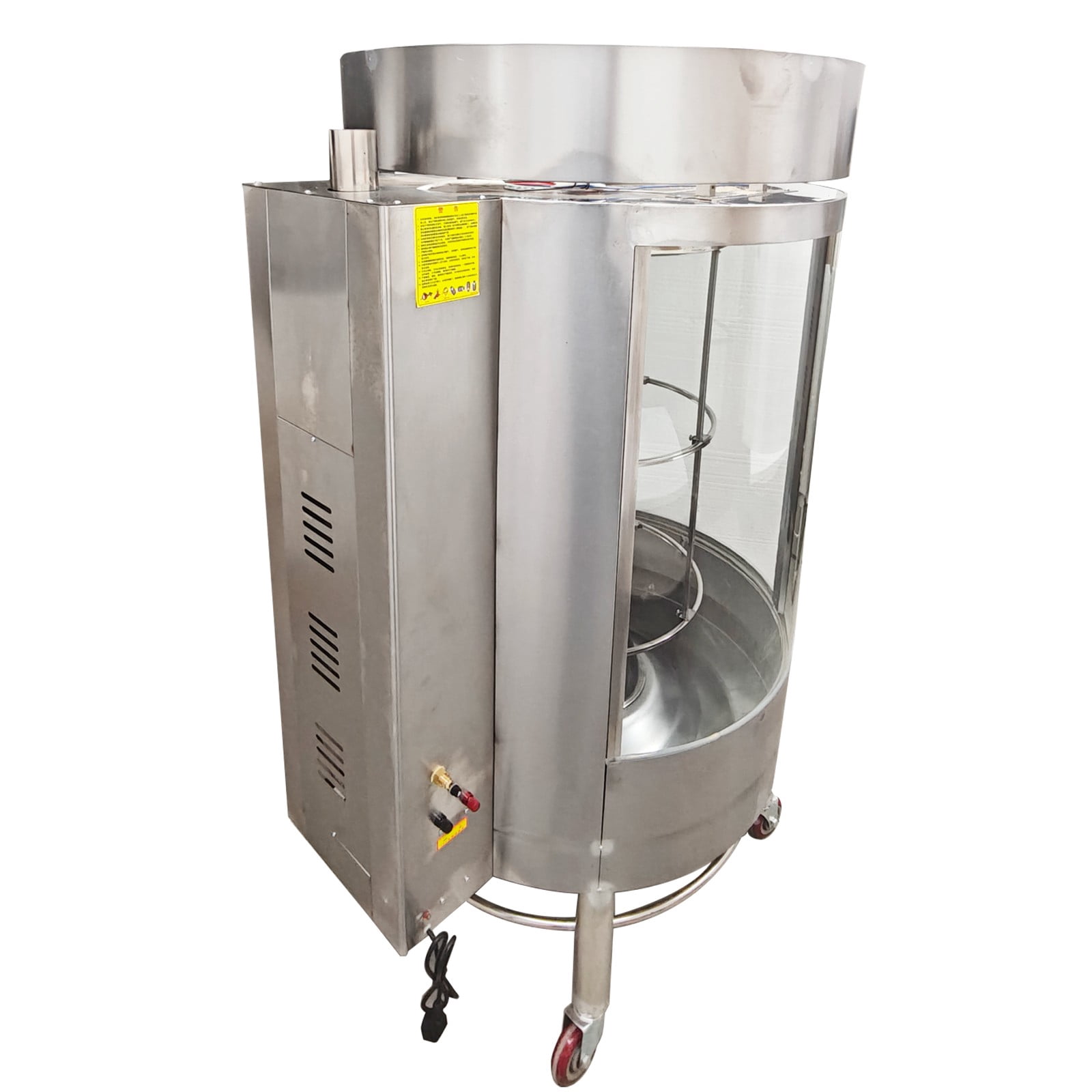 LPG and Charcoal Dual-Purpose Duck Roaster Chicken Grill Chicken Roasting Machine 220V