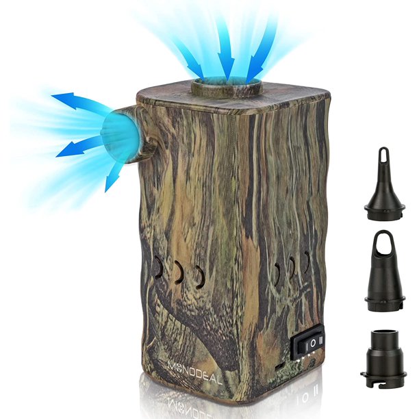 Electric Air Pump, MONODEAL Rechargeable Air Pump for Pool Inflatables