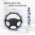 thumbnail image 5 of Haiem Turtle with Blue Stones Print Steering Wheel Cover 15 Inches for Women Men, Neoprene Anti-Slip Steering Wheel Grip Wrap Car Accessories Protective Case Cover for Vehicle Truck SUV, 5 of 8