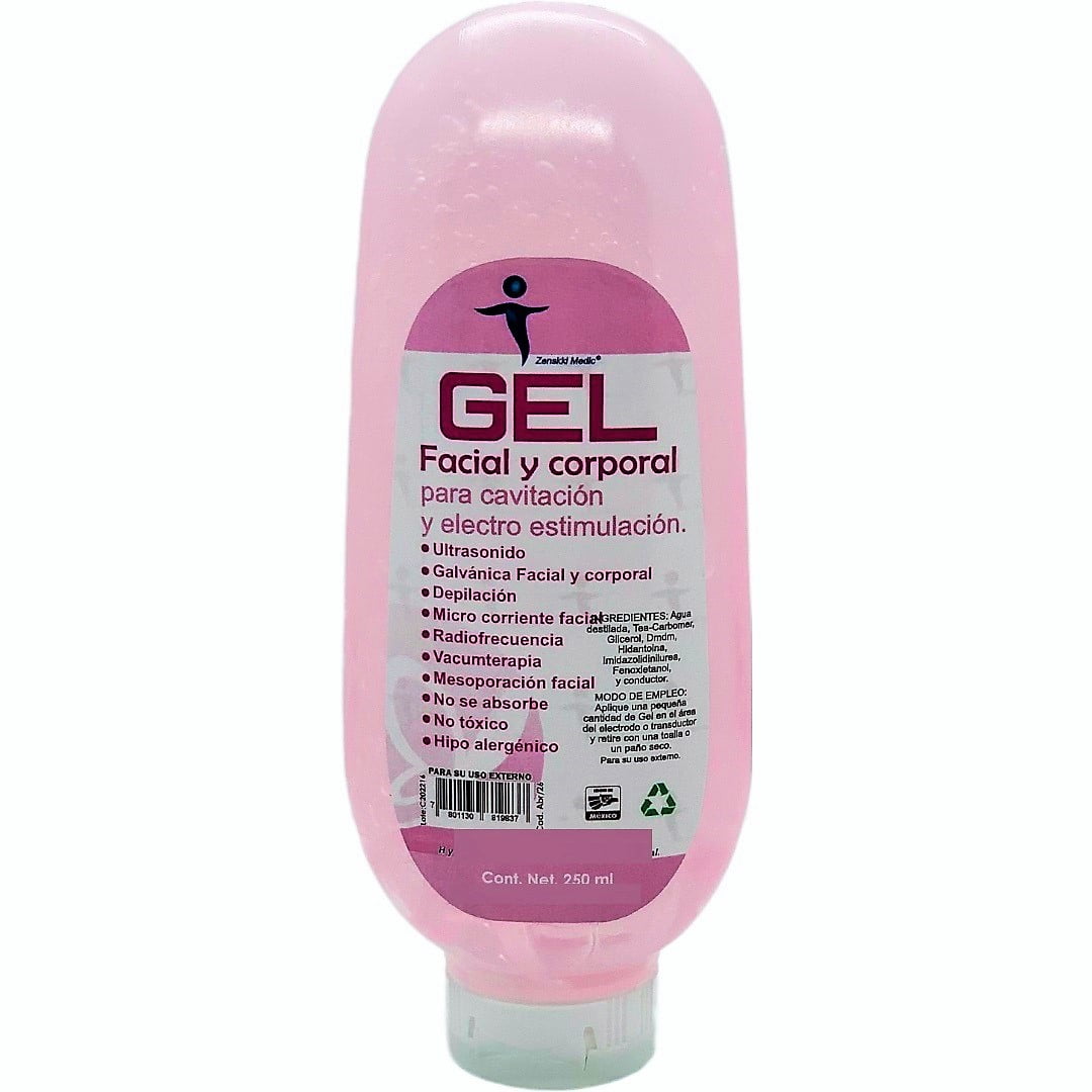 Gel conductor ZENSKKI MEDIC para Cavitación facial y corporal