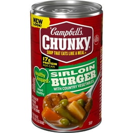 Campbell s Chunky Ready to Serve Beef Soup with Country Vegetables 18.8 Oz Can Walmart