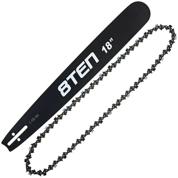 8TEN 18" Chainsaw Guide Bar & Chain .058 3/8 68DL for Husqvarna 460 5018428-68 MK1010454