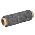 thumbnail image 2 of 50 Meters/Roll 150D/16 Leather Crafts Sewing Thread Hand Stitching Waxed Thread (Dark Gray), 2 of 7