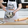 thumbnail image 2 of CounterArt "Made With Love" Kitchen Chef Barbeque Apron, 2 of 5