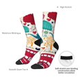 thumbnail image 2 of Yiaed London Symbols Print Great elasticity Crew Socks Sports socks for Men and Women, 2 of 5