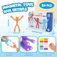 thumbnail image 4 of 20Pcs Magnetic Travel Toys for Kids – Portable Fidget Magnets with Metal Box, Car Airplane Road Trip Essential Activity, Classroom Rewards Birthday Stocking Stuffers Gift, 4 of 7